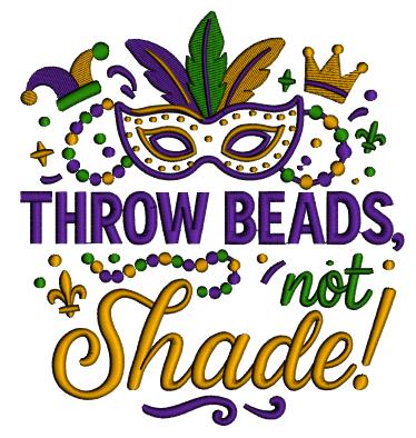 🎭 Mardi Gras Power Pack – 24 Machine Embroidery Designs (Appliqué + Filled)