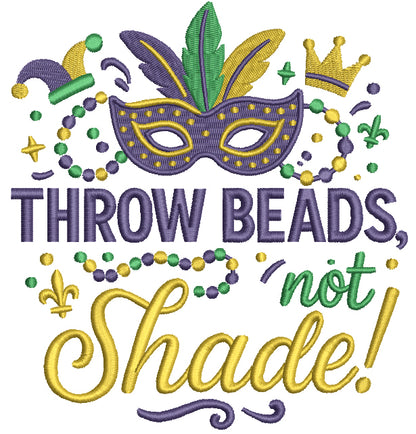🎭 Mardi Gras Power Pack – 24 Machine Embroidery Designs (Appliqué + Filled)