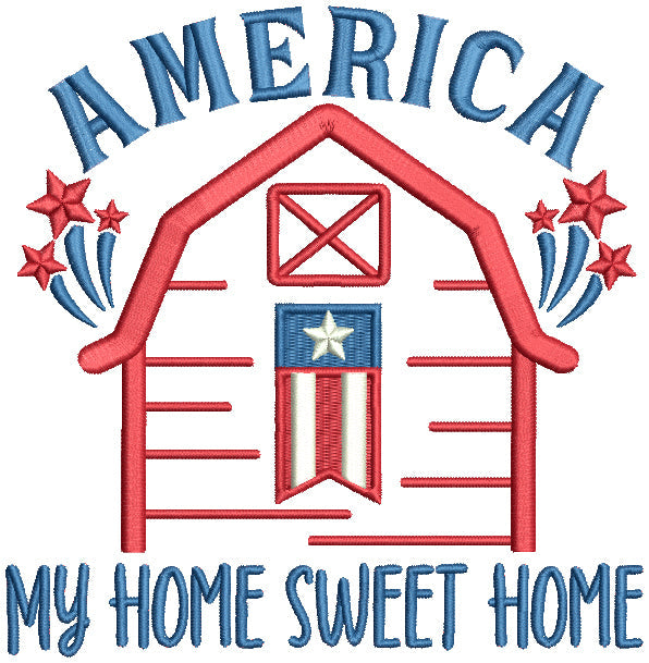 24 Patriotic Machine Embroidery Designs Bundle – 4th of July USA Embroidery Set