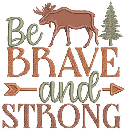 24 Brave and Strong Positive Sayings Embroidery Designs Power Bundle
