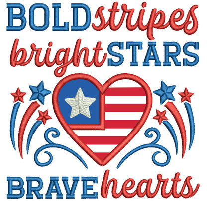 24 Patriotic Machine Embroidery Designs Bundle – 4th of July USA Embroidery Set