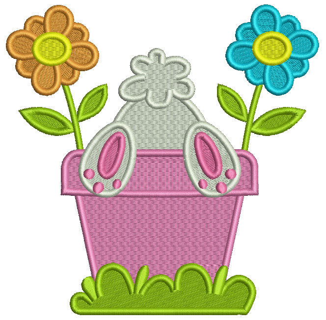 🐇 Easter Ready-to-Stitch Collection #1 – 10 Designs (Appliqué and Filled In Files Included)