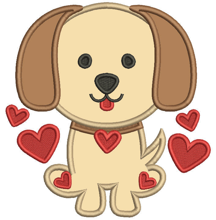 Love Dogs Power Pack 2 – 24 Dog-Themed Machine Embroidery Designs (12 applique and 12 filled in designs)
