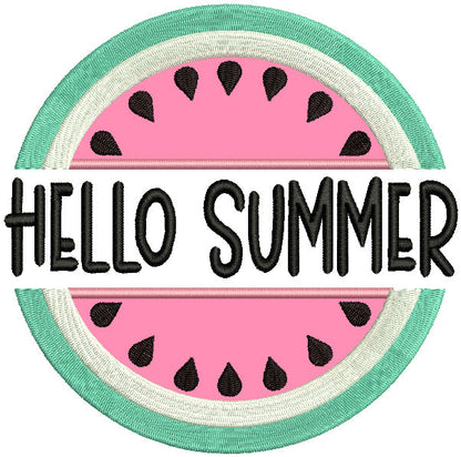 24 Summer Machine Embroidery Designs Bundle Embroidery Set Inlcudes 12 Applique and 12 FIlled In Designs