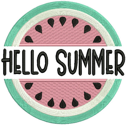 24 Summer Machine Embroidery Designs Bundle Embroidery Set Inlcudes 12 Applique and 12 FIlled In Designs