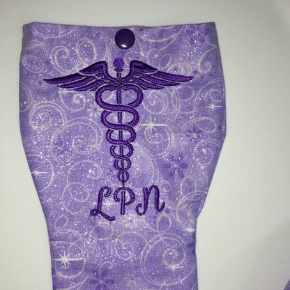 Medical Caduceus Embroidery- Instant Download Machine Embroidery Design 4x4 , 5x7, and 6x10 hoops, Nurses, Doctors, LPn