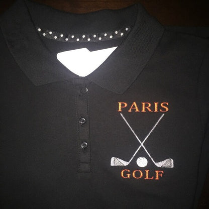 Golf Club Machine Embroidery Digitized Design Filled Sport Pattern - Instant Download - 4x4 , 5x7, 6x10