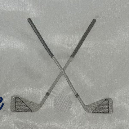 Golf Club Machine Embroidery Digitized Design Filled Sport Pattern - Instant Download - 4x4 , 5x7, 6x10