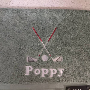 Golf Club Embroidery design stitch-out