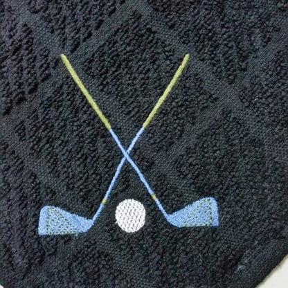 Golf Club Machine Embroidery Digitized Design Filled Sport Pattern - Instant Download - 4x4 , 5x7, 6x10