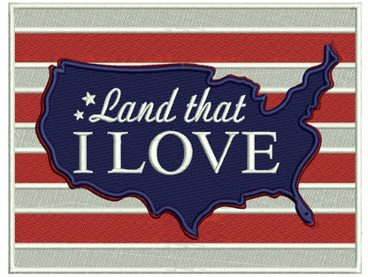 24 Patriotic Machine Embroidery Designs Bundle 3 – 4th of July USA Embroidery Set