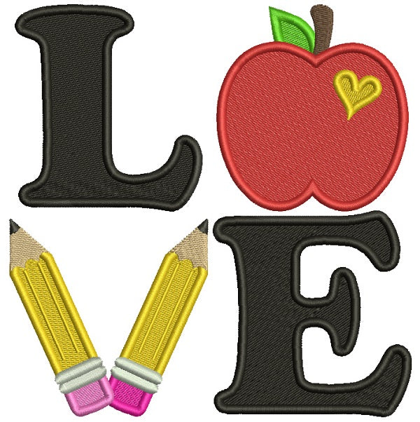24 Back To School Machine Embroidery Design Bundle Set 2