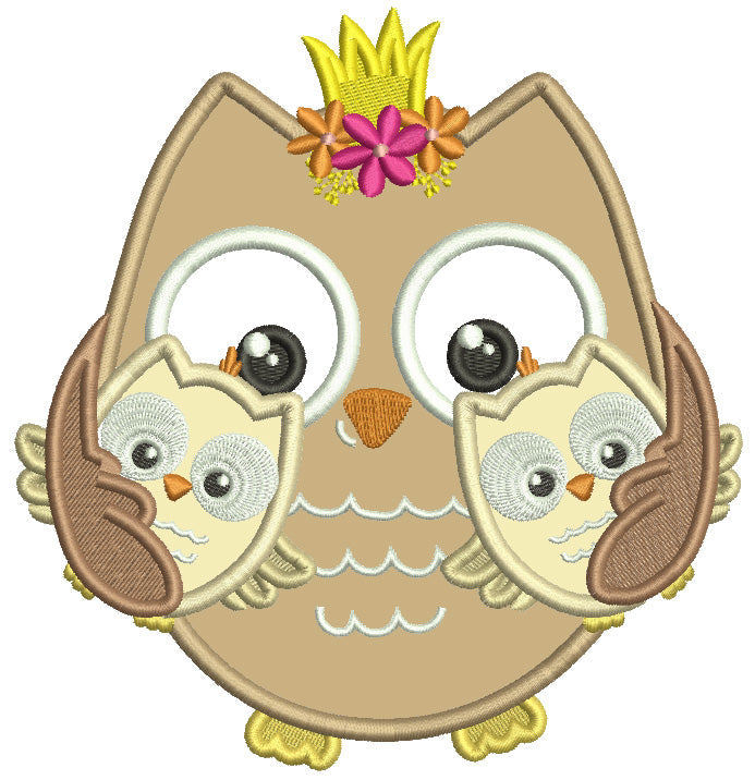 24 Owl Machine Embroidery Designs Power Pack #1 - Set 12 Filled and 12 Applique Instant Download Files