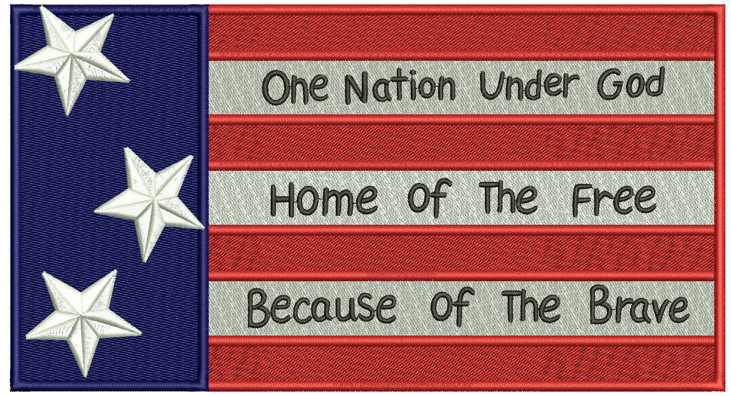 24 Patriotic Machine Embroidery Designs Bundle 2 – 4th of July USA Embroidery Set