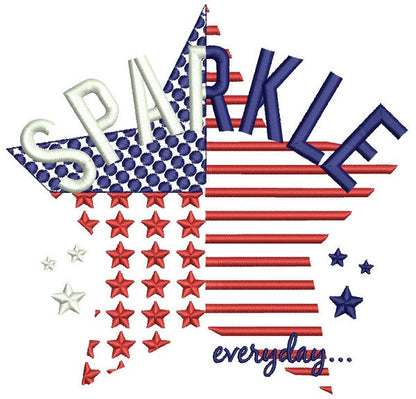 24 Patriotic Machine Embroidery Designs Bundle – 4th of July USA Embroidery Set