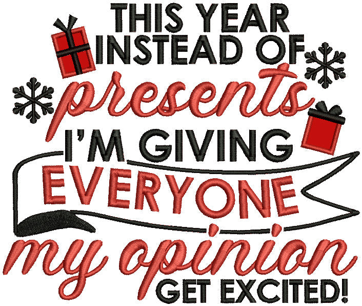 24 Sarcastic Christmas Machine Embroidery Designs Value Set 12 Filled and 12 Applique Instant Download Files