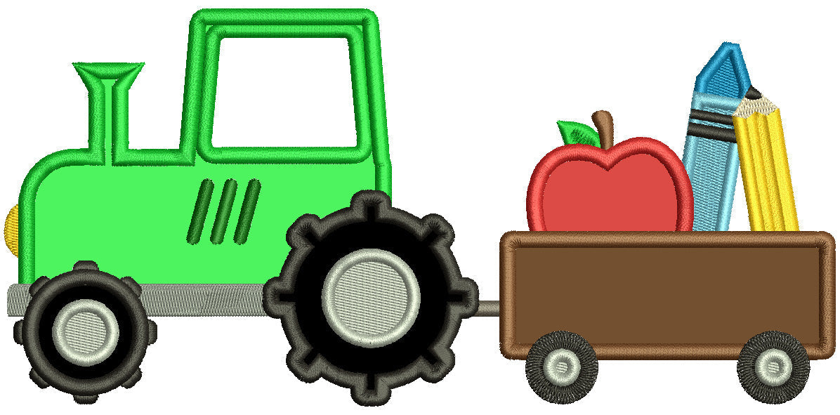 24 Back To School Machine Embroidery Design Bundle Set 2