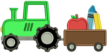 24 Back To School Machine Embroidery Design Bundle Set 2