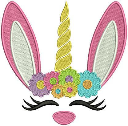 24 Unicorn Machine Embroidery Designs Bundle – 12 Applique and 12 FIlled In Designs