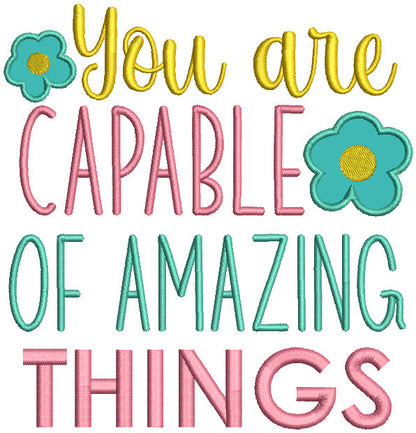 24 Brave and Strong Positive Sayings Embroidery Designs Power Bundle