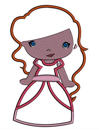 Instant Download Princess Ariel's Little Sister Machine Embroidery Applique Design