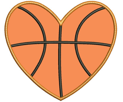 Basketball bean Stitch Sports Applique Machine Embroidery Digitized Design Pattern