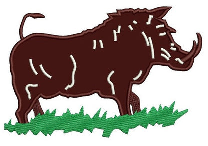 Boar, Hog Applique Machine Embroidery Digitized Design Pattern - Instant Download Digitized Pattern -4x4 , 5x7, and 6x10 hoops