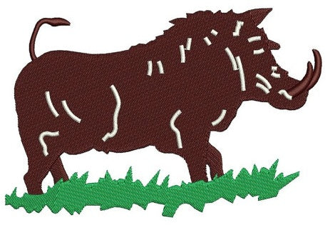 Boar, Hog Machine Embroidery Digitized Design Filled Pattern - Instant Download Digitized Pattern -4x4 , 5x7, and 6x10 hoops