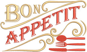 Food and Drinks Embroidery Designs