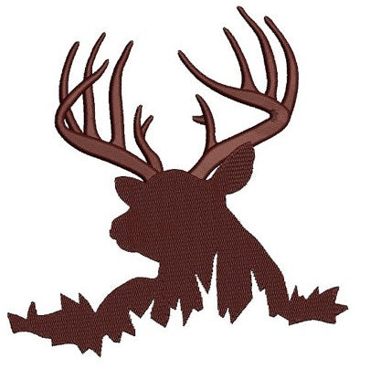 Buck, Moose, Deer machine hunting embroidery digitized Filled design pattern - Instant Download -4x4 , 5x7, and 6x10 hoops