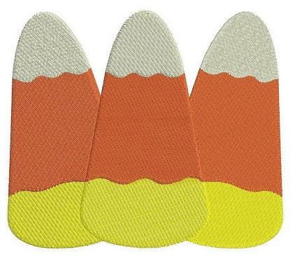 Candy Corn Halloween Filled Machine Embroidery Digitized Design Pattern - Instant Download - 4x4 , 5x7, and 6x10