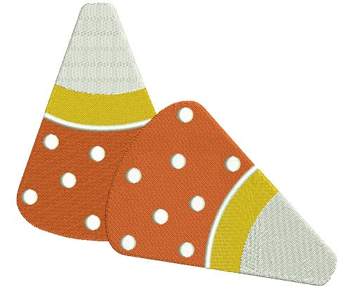Candy Corn Halloween Filled Machine Embroidery Design Digitized Pattern