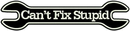 Can't Fix Stupid Wrench Applique Machine Embroidery Design Digitized Pattern