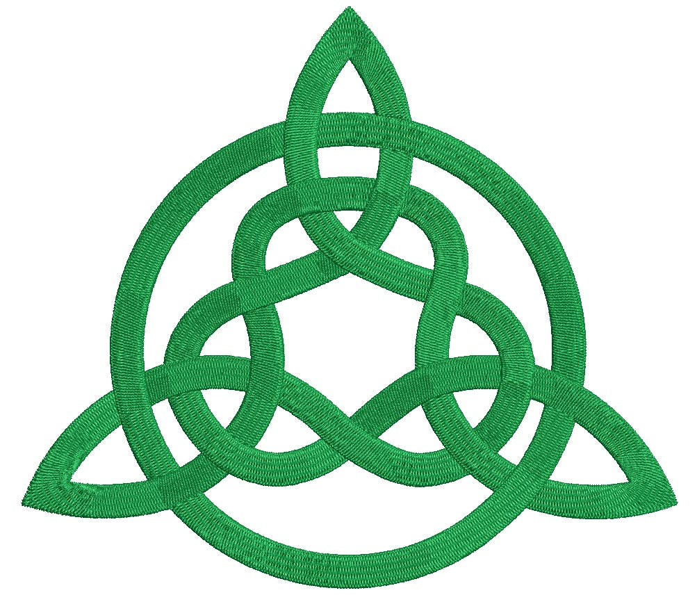 Celtic Knot Filled Machine Embroidery Digitized Design Pattern