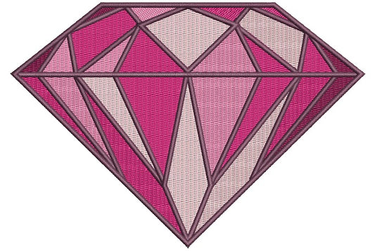 Diamond Filled Machine Embroidery Design Digitized Pattern