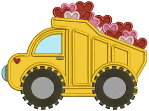 Valentine's Day Trucks Embroidery Designs