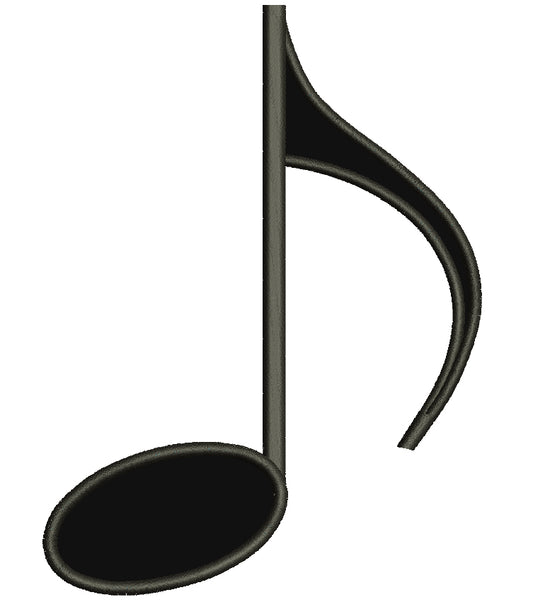 Eight Note Design Music Embroidery Design – Embroiderymonkey