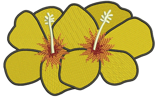 Fancy Flower Filled Machine Embroidery Design Digitized Pattern