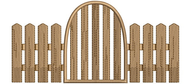 Fence Filled Machine Embroidery Design Digitized Pattern