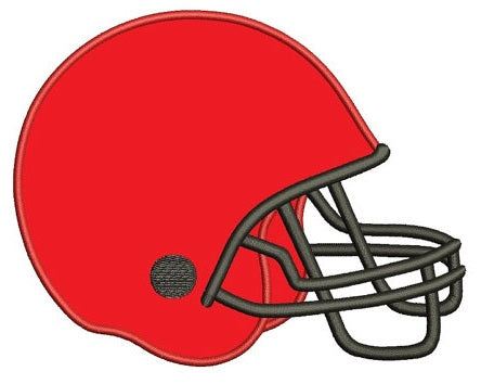 Football Helmet Applique Sport Machine Embroidery Digitized Design Pattern- Instant Download - 4x4 , 5x7, and 6x10 hoops