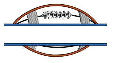 Football Split Applique Sport Machine Embroidery Digitized Design Pattern- Instant Download - 4x4 , 5x7, and 6x10 hoopss