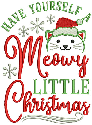 Christmas Cat Machine Embroidery Designs