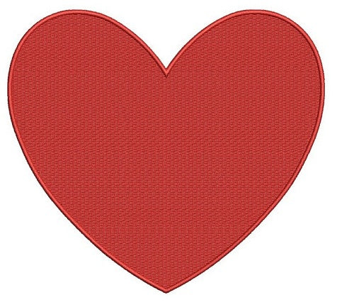 Heart Machine Embroidery Digitized Design Filled Pattern - Instant Download - 4x4 , 5x7, 6x10
