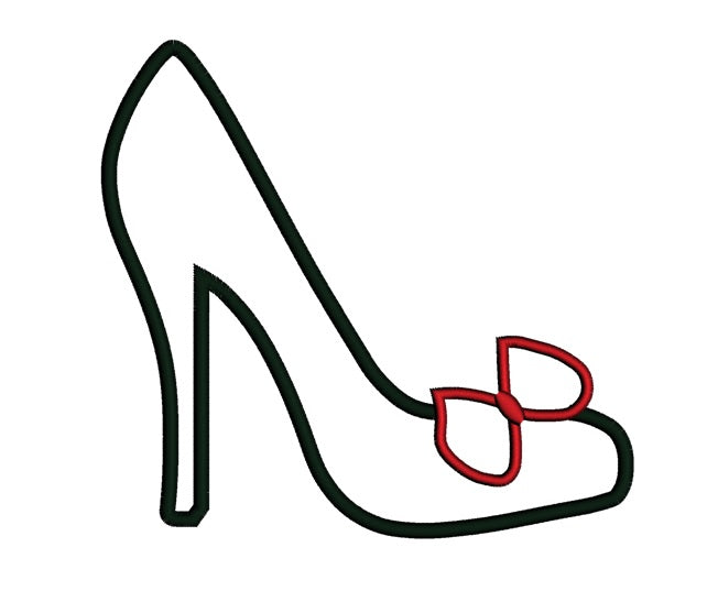 High Heel Shoe With a Bow Applique Machine Embroidery Digitized Design – Embroiderymonkey high-heel-shoe-with-a-bow-applique-machine-embroidery-digitized-design-embroiderymonkey