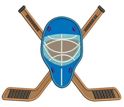 Hockey Applique Sport Machine Embroidery Digitized Design Filled Pattern - Instant Download - 4x4 , 5x7, and 6x10 -hoops