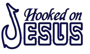 Hooked on Jesus Applique Machine Embroidery Digitized Design Pattern - Instant Download - 4x4 , 5x7, and 6x10 -hoops