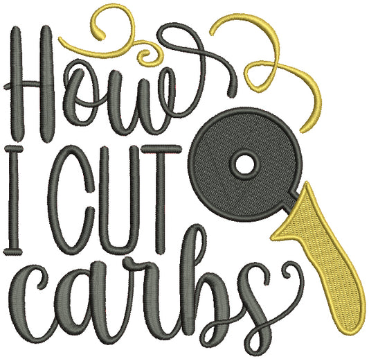 How I Cut Carbs Filled Machine Embroidery Design Digitized Pattern