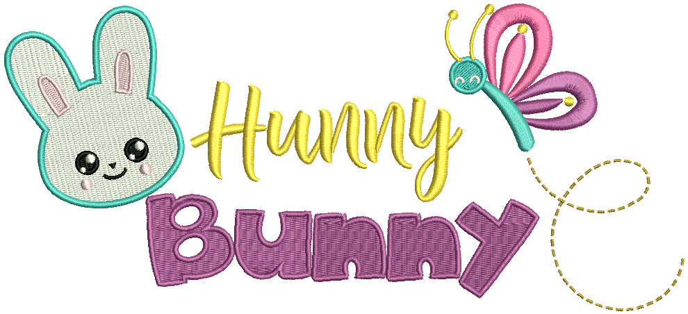 Hunny Bunny Easter Filled Machine Embroidery Design Digitized