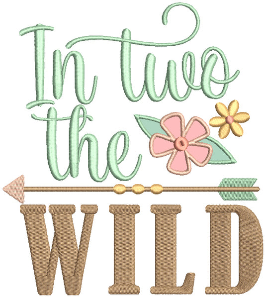 In Two The Wild Applique Machine Embroidery Design Digitized Pattern