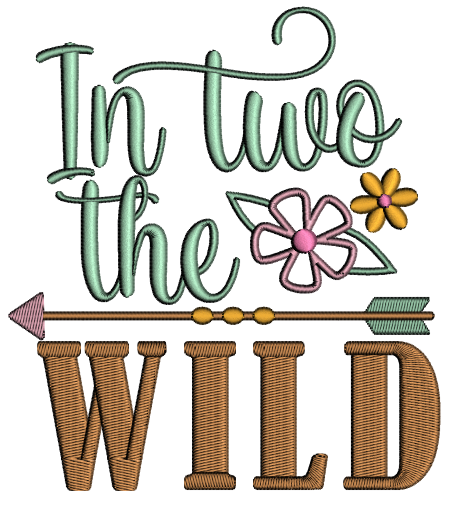In Two The Wild Applique Machine Embroidery Design Digitized Pattern